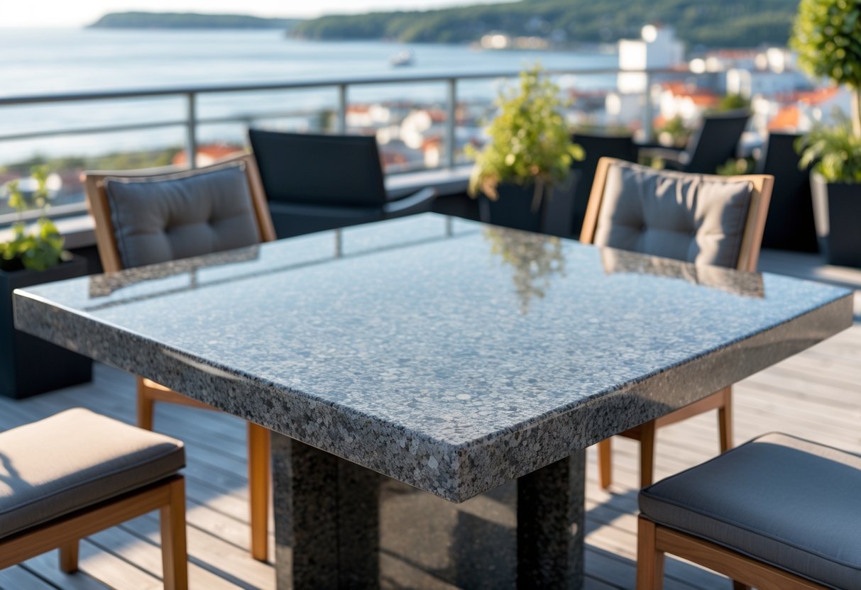 Saadan vaelger du det perfekte borddesign i granit til din terrasse i Nakskov